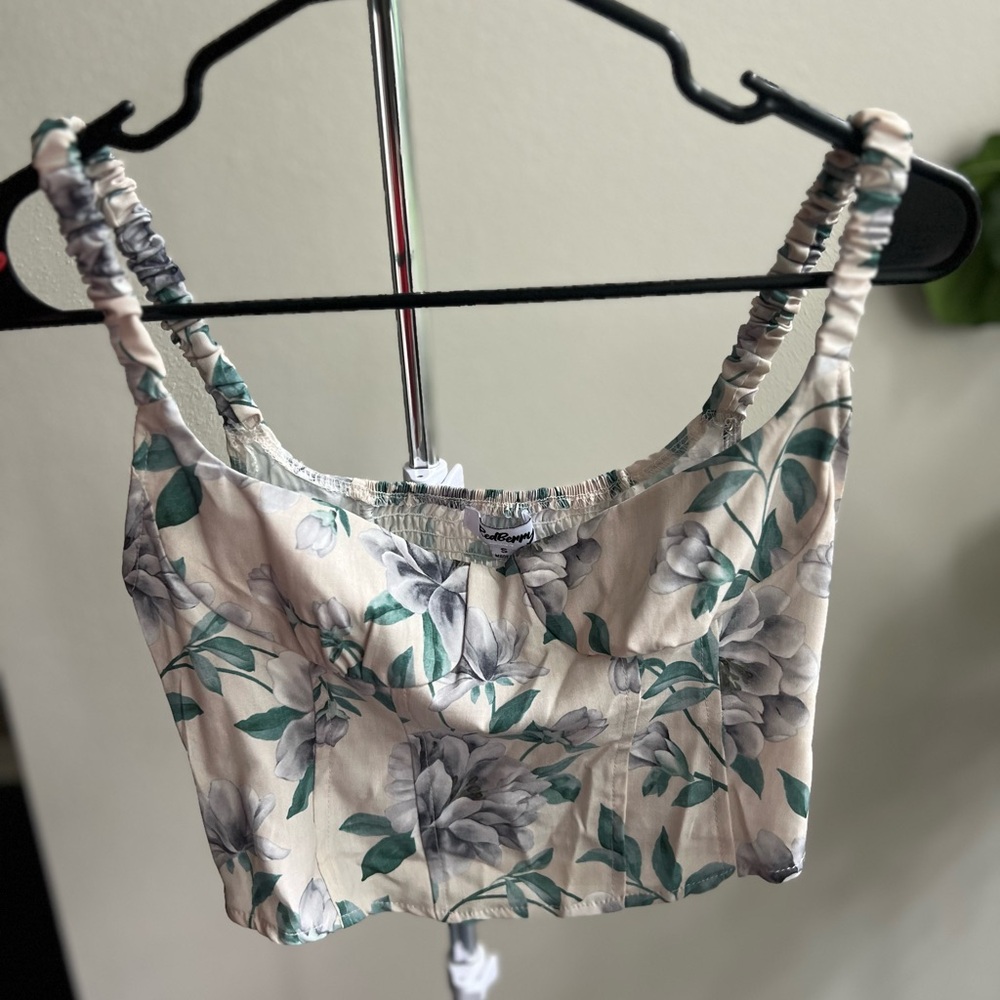 Floral Print Women's Top